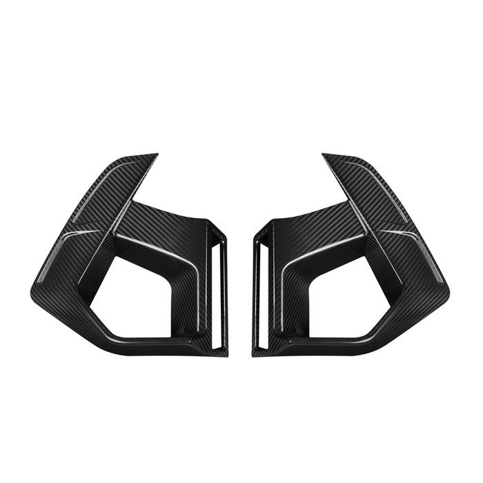 Carbon Fiber Front Bumper Replace Air Inlet/ Air Vent Covers for BMW X3M X4M LCI 22-25 | Dry Carbon Fiber (Ships In 2-4 Weeks)