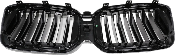 Carbon fiber front grille, studio cut-out