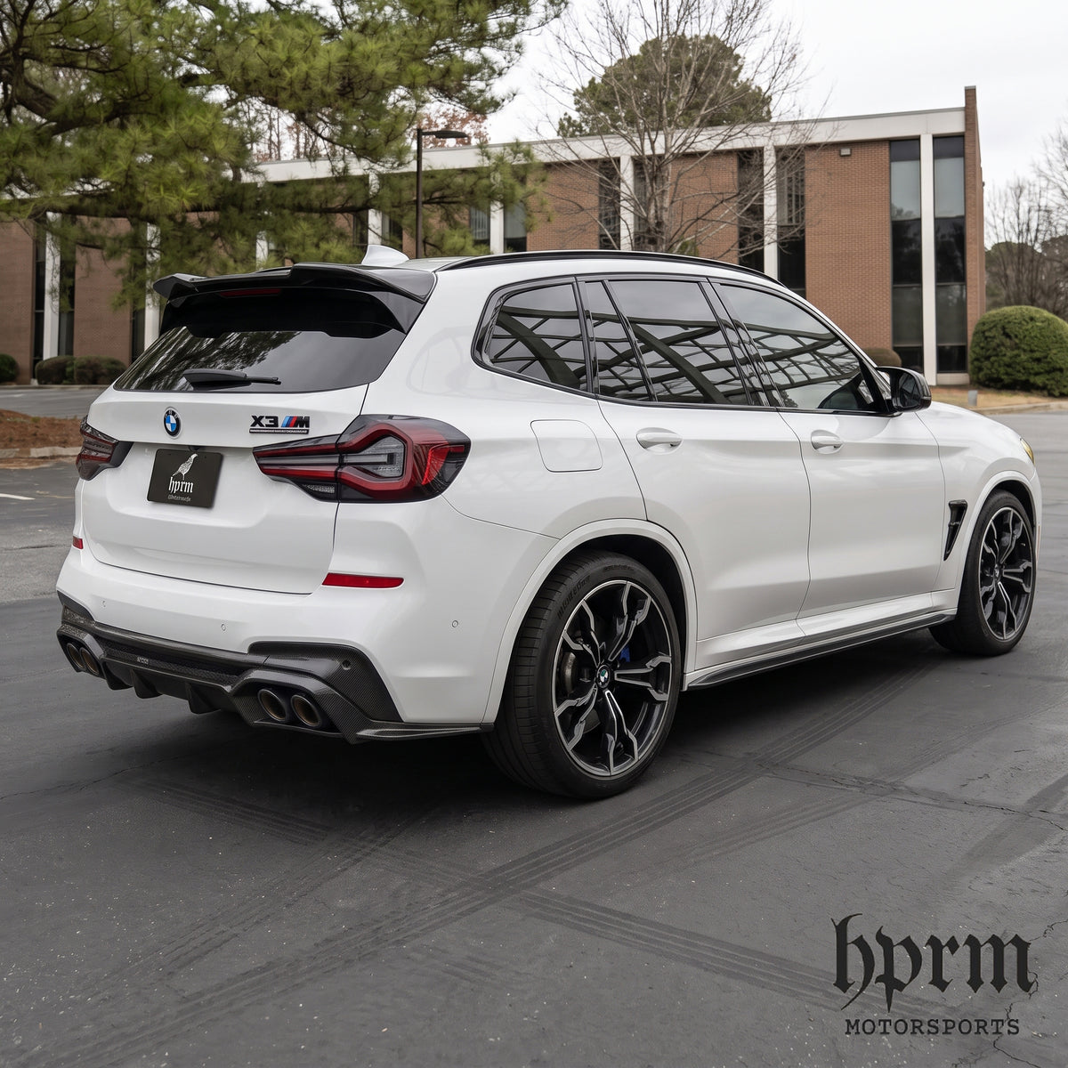 Real Carbon Fiber Rear Diffuser: BMW X3M (F97 LCI)