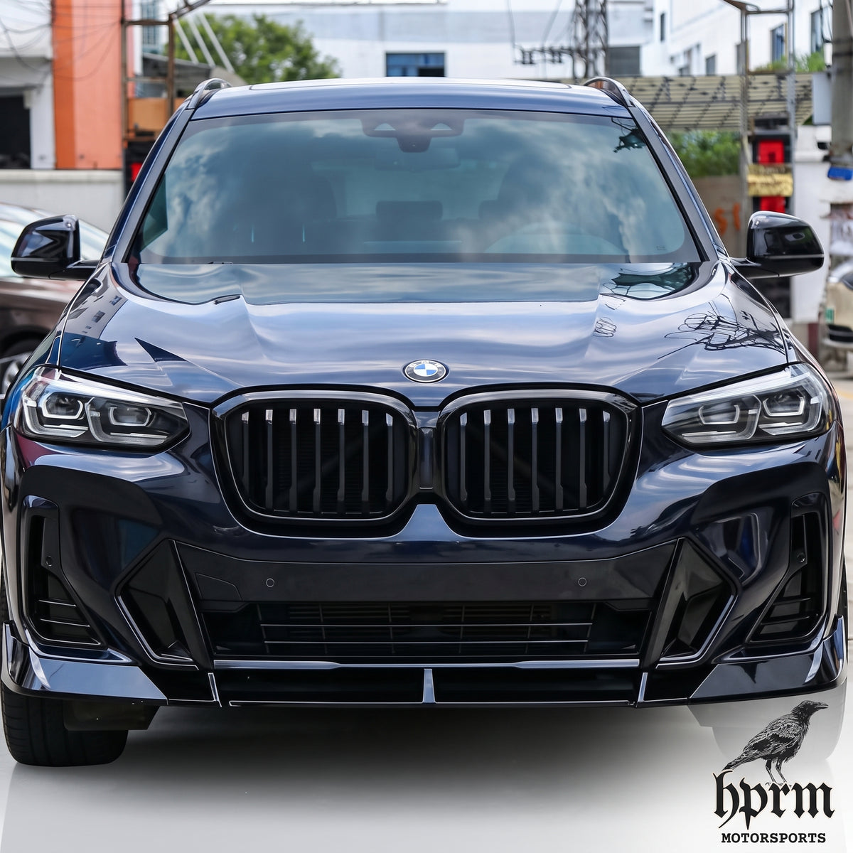 ABS Gloss Black Front Lip/Splitter For BMW X3 / X4 (G01/G02 LCI 2022+)
