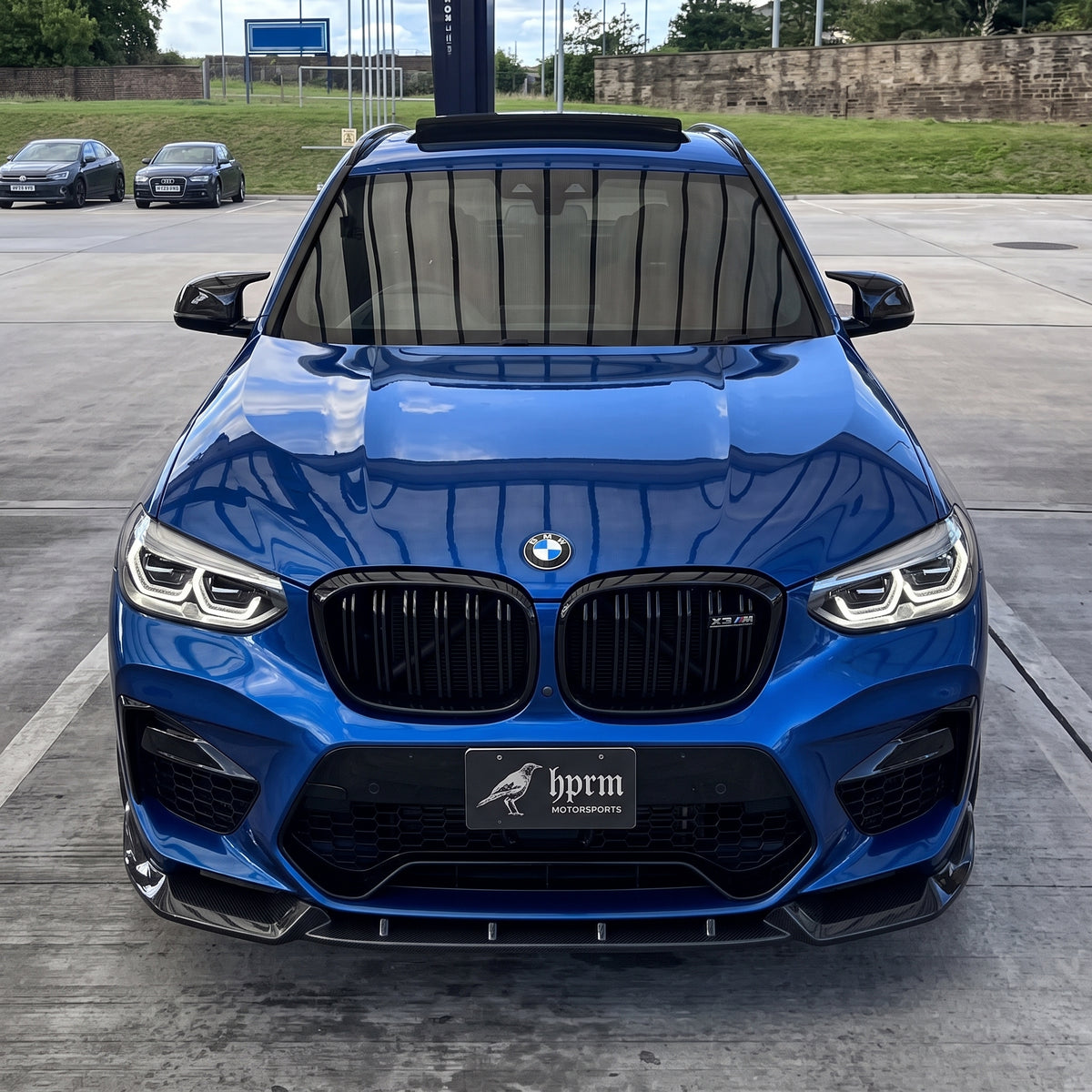 Apex V3 Front Lip Splitter: BMW X3M / X4M (F97/F98 Pre-LCI)