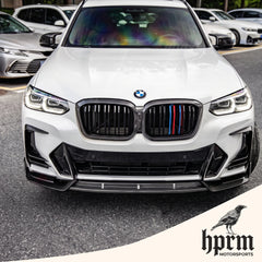 Real Carbon Fiber Front Lip Splitter: BMW X3 M40i / X4 M40i (G01/G02 LCI)