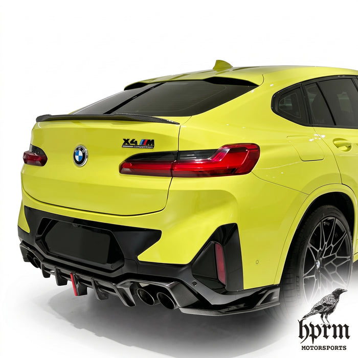 Vented Carbon Fiber Rear Diffuser: BMW X4M (F98 2019-2025)