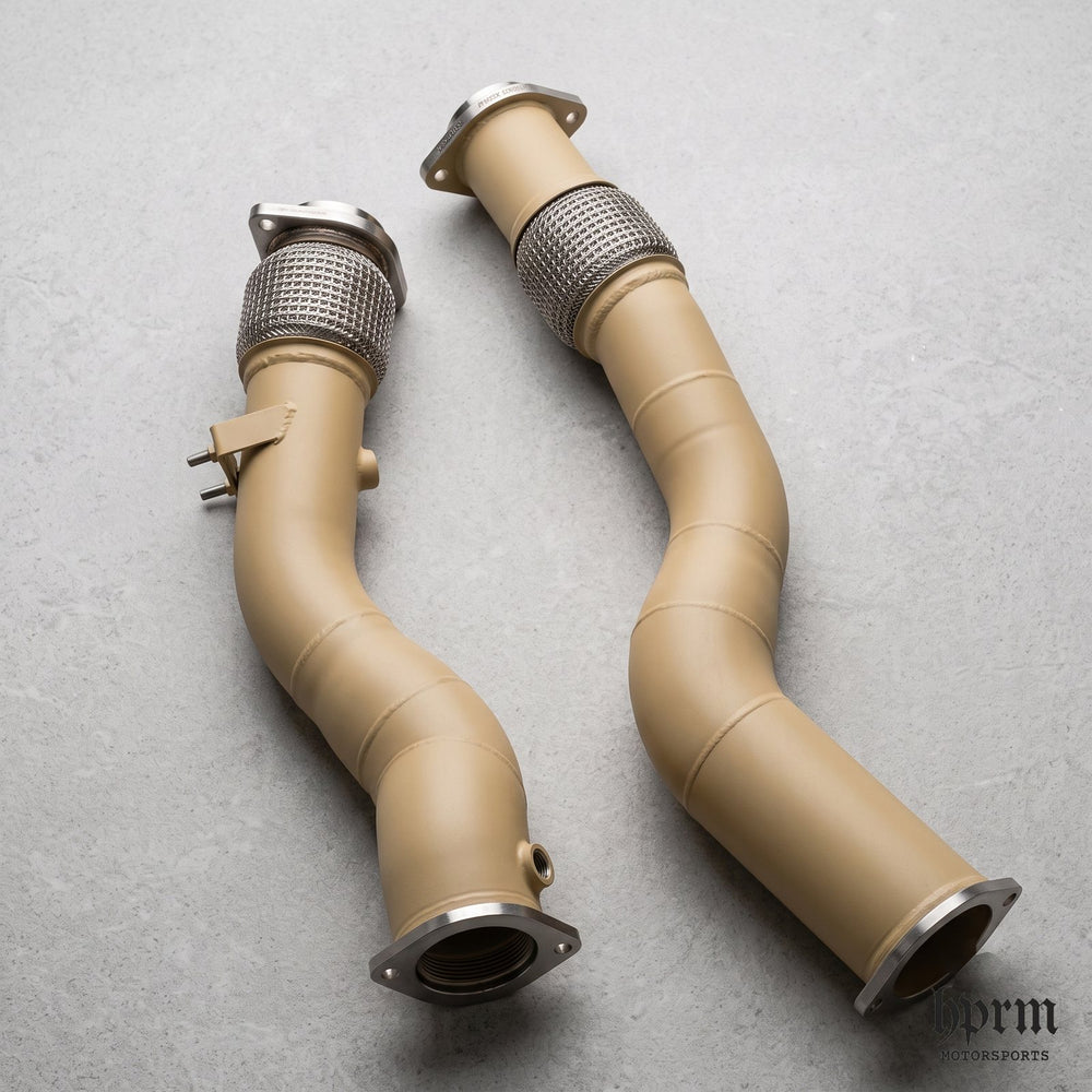 High-Flow Catless Downpipes — BMW S58 (M2 / M3 / M4 / X3M / X4M) (OUT OF STOCK) (PRE-ORDER)