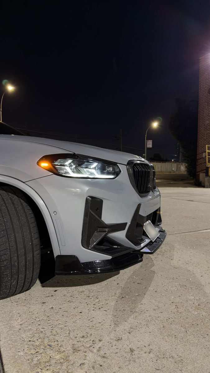 X3 M side angle at night