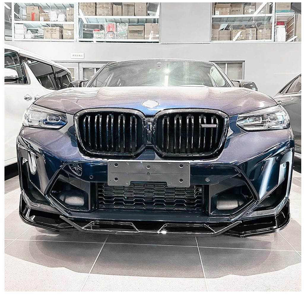 Gloss Black Front Lip — BMW X3M / X4M (F97/F98 LCI 2022+) Perfect Fitment